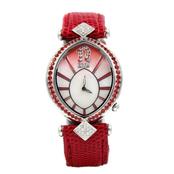 Orange Sapphire Diamond 2.93 Ct Luxury Watch main image 5